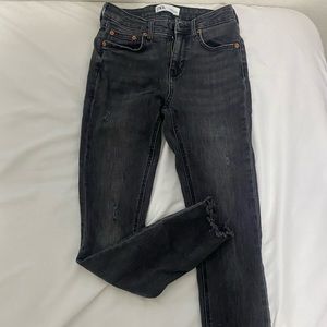ZARA GREY BLACK DENIM